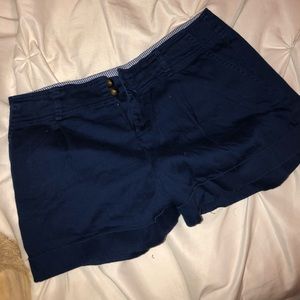 Navy Blue shorts. Used - No stains, holes or rips